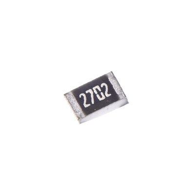 TE Connectivity CRG Series Thick Film Surface Mount Fixed Resistor 0805 Case 27kΩ ±1% 0.125W ±100ppm/°C