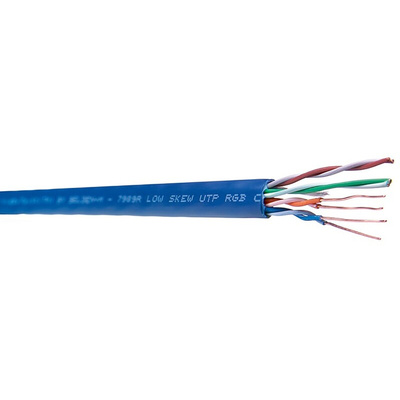 Belden Cat6 Ethernet Cable, U/UTP, Blue PVC Sheath, 305m