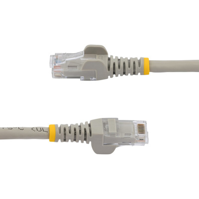 StarTech.com Cat6 Straight Male RJ45 to Straight Male RJ45 Cat6 Cable, U/UTP, Grey PVC Sheath, 15m, CMG Rated