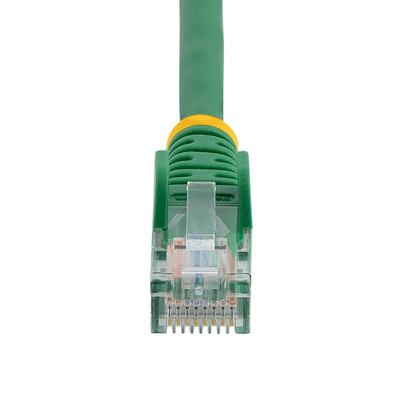 StarTech.com Cat5e Male RJ45 to Male RJ45 Ethernet Cable, U/UTP, Green PVC Sheath, 0.5m, CM Rated