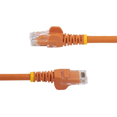 StarTech.com Cat6 Male RJ45 to Male RJ45 Ethernet Cable, U/UTP, Orange PVC Sheath, 3m, CMG Rated