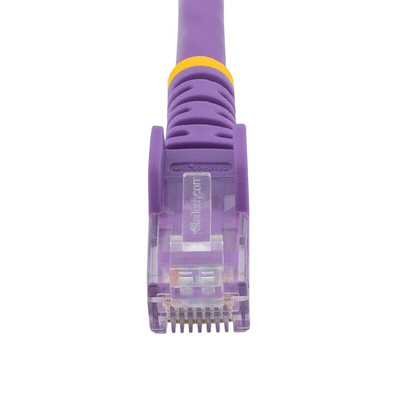 Startech Cat6 Male RJ45 to Male RJ45 Ethernet Cable, U/UTP, Purple PVC Sheath, 10m, CMG Rated