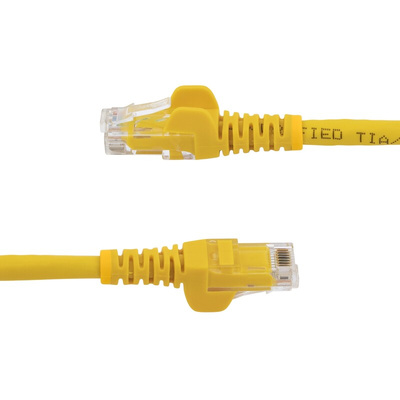 StarTech.com Cat6 Male RJ45 to Male RJ45 Ethernet Cable, U/UTP, Yellow PVC Sheath, 7m, CMG Rated
