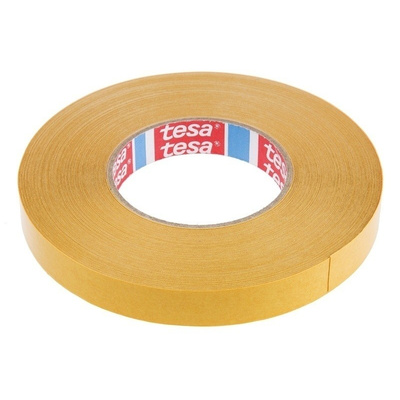 Tesa 4970 White Double Sided Plastic Tape, 19mm x 50m