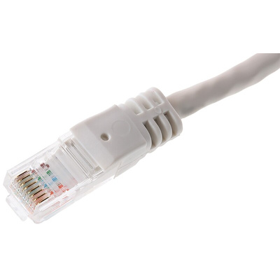 Decelect Cat5e Male RJ45 to Male RJ45 Ethernet Cable, U/UTP, Grey PVC Sheath, 10m
