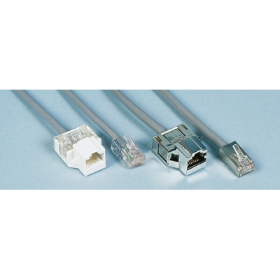 Decelect Cat5 Male RJ45 to Female RJ45 Ethernet Cable, F/UTP, 3m