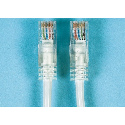 Decelect Cat5 Male RJ45 to Male RJ45 Ethernet Cable, U/UTP, Grey, 4m