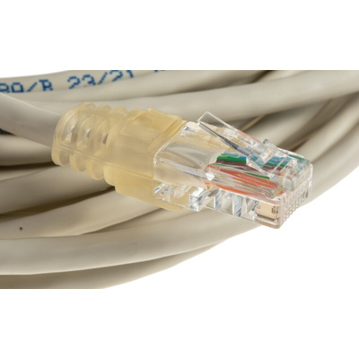 Decelect Cat5 Male RJ45 to Male RJ45 Ethernet Cable, U/UTP PVC Sheath, 10m