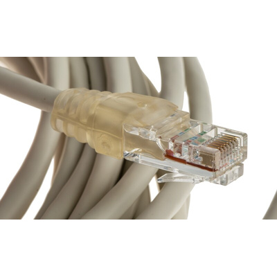 Decelect Cat5 Male RJ45 to Male RJ45 Ethernet Cable, U/UTP PVC Sheath, 10m