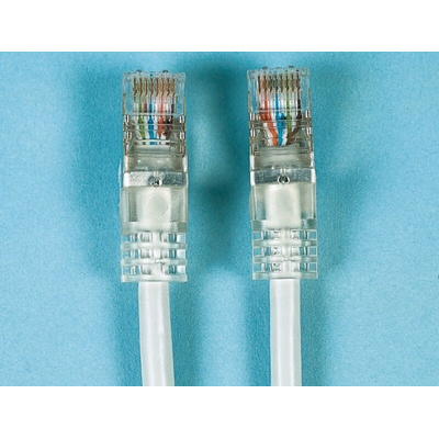 Decelect Cat5 Male RJ45 to Male RJ45 Ethernet Cable, F/UTP, Grey, 4m