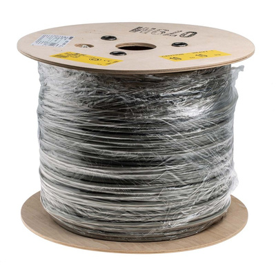 Belden Cat5e Ethernet Cable, F/UTP, Grey LSZH Sheath, 305m, Low Smoke Zero Halogen (LSZH)