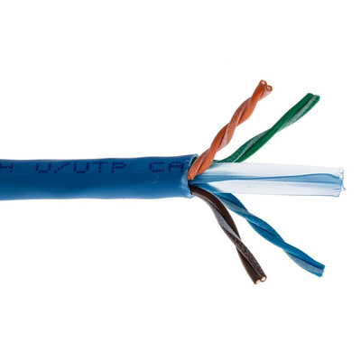 Belden Cat6 Ethernet Cable, U/UTP, Blue LSZH Sheath, 304m