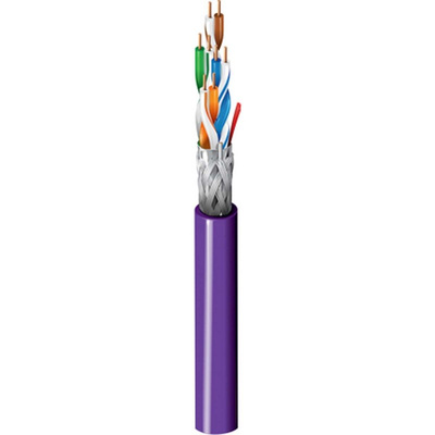 Belden Cat5e Ethernet Cable, S/FTP, Grey LSZH Sheath, 500m, Low Smoke Zero Halogen (LSZH)