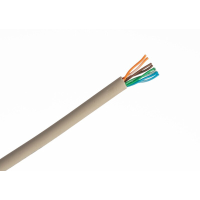 Belden Cat5e Ethernet Cable, U/UTP, Grey LSZH Sheath, 100m, Low Smoke Zero Halogen (LSZH)