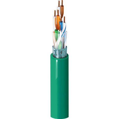 Belden Cat5e Ethernet Cable, F/UTP, Grey LSZH Sheath, 100m, Low Smoke Zero Halogen (LSZH)
