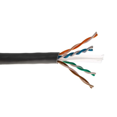 Molex Premise Networks Cat6 Ethernet Cable, U/UTP, Grey PVC Sheath, 500m
