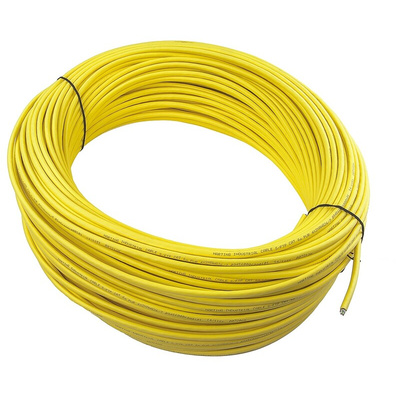 HARTING Cat6 Ethernet Cable, S/FTP, Yellow PUR Sheath, 100m