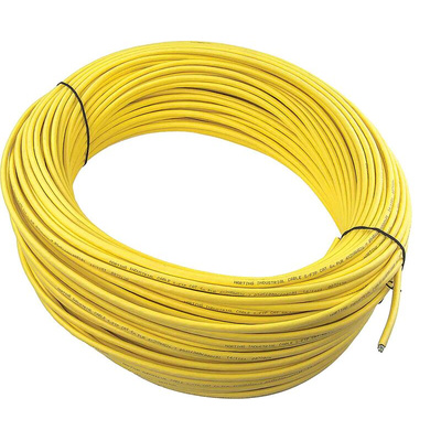 HARTING Cat6 Ethernet Cable, S/FTP, Yellow PUR Sheath, 100m