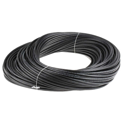 HARTING Cat6 Ethernet Cable, S/FTP, Black PVC Sheath, 100m
