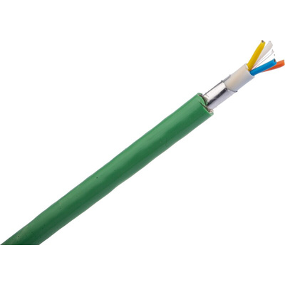 Belden Cat5e Ethernet Cable, SF/UTP, Green PVC Sheath, 305m