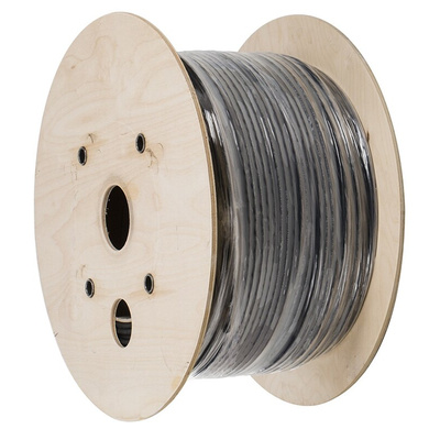 Belden Cat7 Ethernet Cable, S/FTP, Black FRNC Sheath, 305m