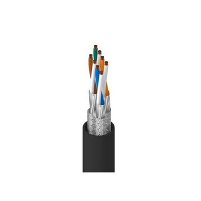 Belden Cat7 Ethernet Cable, S/FTP, Black PUR Sheath, 305m, Flame Retardant