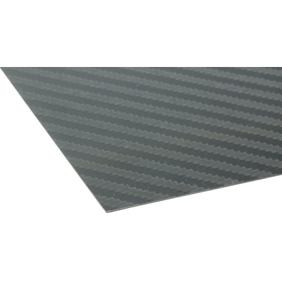 Carbon Fibre Sheet, 300mm x 300mm x 0.75mm