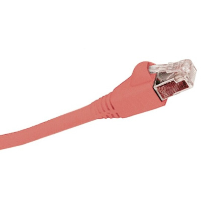 Molex Premise Networks Cat6 Male RJ45 to Male RJ45 Ethernet Cable, F/UTP, Red LSZH Sheath, 3m