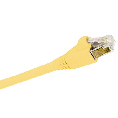 Molex Premise Networks Cat6 Male RJ45 to Male RJ45 Ethernet Cable, F/UTP, Yellow LSZH Sheath, 3m