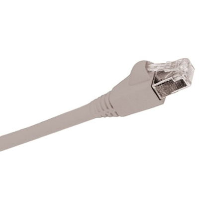 Molex Premise Networks Cat6 Male RJ45 to Male RJ45 Ethernet Cable, F/UTP, Grey LSZH Sheath, 10m