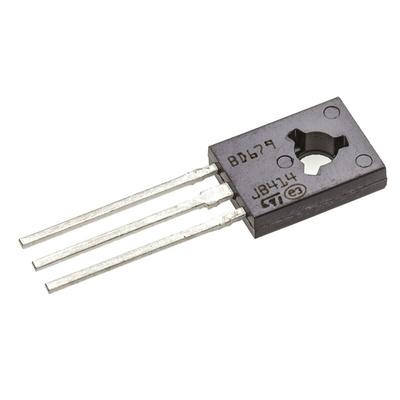 STMicroelectronics BD679 NPN Darlington Transistor, 4 A 80 V HFE:750, 3-Pin SOT-32