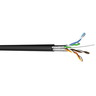 CAE Cat6a Ethernet Cable, U/FTP, Black LSZH Sheath, 100m, Low Smoke Zero Halogen (LSZH)