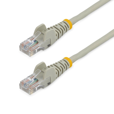 Startech Cat5e Male RJ45 to Male RJ45 Ethernet Cable, U/UTP, Grey PVC Sheath, 1m, CM Rated