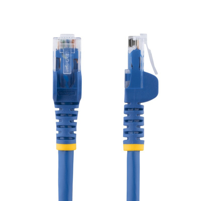 StarTech.com Cat6 Male RJ45 to Male RJ45 Ethernet Cable, U/UTP, Blue PVC Sheath, 15m, CMG Rated