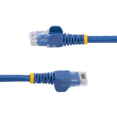 StarTech.com Cat6 Male RJ45 to Male RJ45 Ethernet Cable, U/UTP, Blue PVC Sheath, 15m, CMG Rated