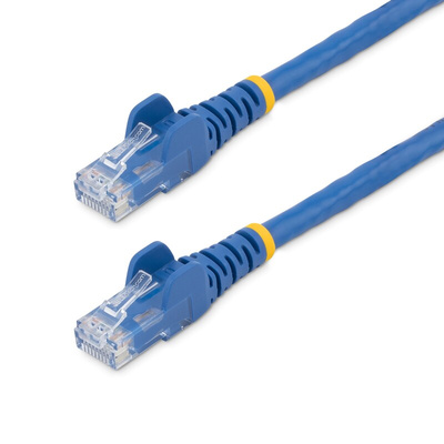 StarTech.com Cat6 Male RJ45 to Male RJ45 Ethernet Cable, U/UTP, Blue PVC Sheath, 15m, CMG Rated