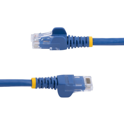 Startech Cat6 Male RJ45 to Male RJ45 Ethernet Cable, U/UTP, Blue PVC Sheath, 0.5m, CMG Rated