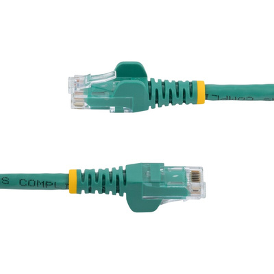 StarTech.com Cat6 Male RJ45 to Male RJ45 Ethernet Cable, U/UTP, Green PVC Sheath, 1m, CMG Rated