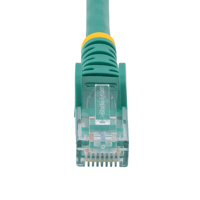 StarTech.com Cat6 Male RJ45 to Male RJ45 Ethernet Cable, U/UTP, Green PVC Sheath, 1m, CMG Rated