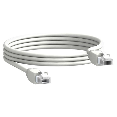 Schneider Electric Male RJ45 to Male RJ45 Ethernet Cable, 3m