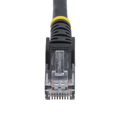 StarTech.com Cat6 Straight Male RJ45 to Straight Male RJ45 Ethernet Cable, U/UTP, Black PVC Sheath, 7.5m, CMG Rated