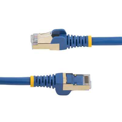 StarTech.com Cat6a Straight Male RJ45 to Straight Male RJ45 Ethernet Cable, STP, Blue, 7m, CMG Rated