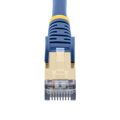 StarTech.com Cat6a Straight Male RJ45 to Straight Male RJ45 Ethernet Cable, STP, Blue, 7m, CMG Rated