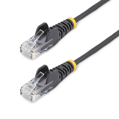 StarTech.com Cat6 Straight Male RJ45 to Straight Male RJ45 Ethernet Cable, U/UTP, Black Al(OH)3 (Aluminium Hydroxide)