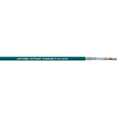 Lapp Cat5e Ethernet Cable, Tinned Copper Braid, Blue, 100m