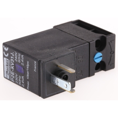 Parker 230/240V ac 1.6VA Replacement Solenoid Coil, Compatible With B, ISO 15407-1, PVL, Viking Xtreme