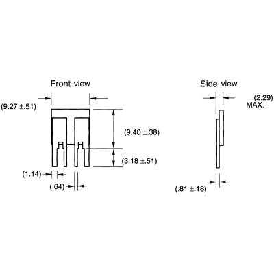 Caddock 20mΩ SMD Resistor ±1% 1W - SR10-0.020-1%