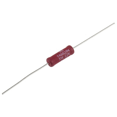 RS PRO 22kΩ Wire Wound Resistor 5W ±5%