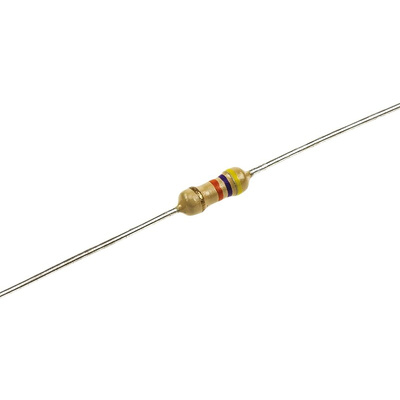 RS PRO 47kΩ Carbon Film Resistor 0.25W ±5%