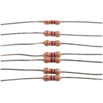 RS PRO 4.7kΩ Carbon Film Resistor 0.5W ±5%